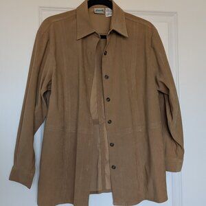 Penmans Beige/Tan Button Up Top, Perfect Fall Colour. Unisex